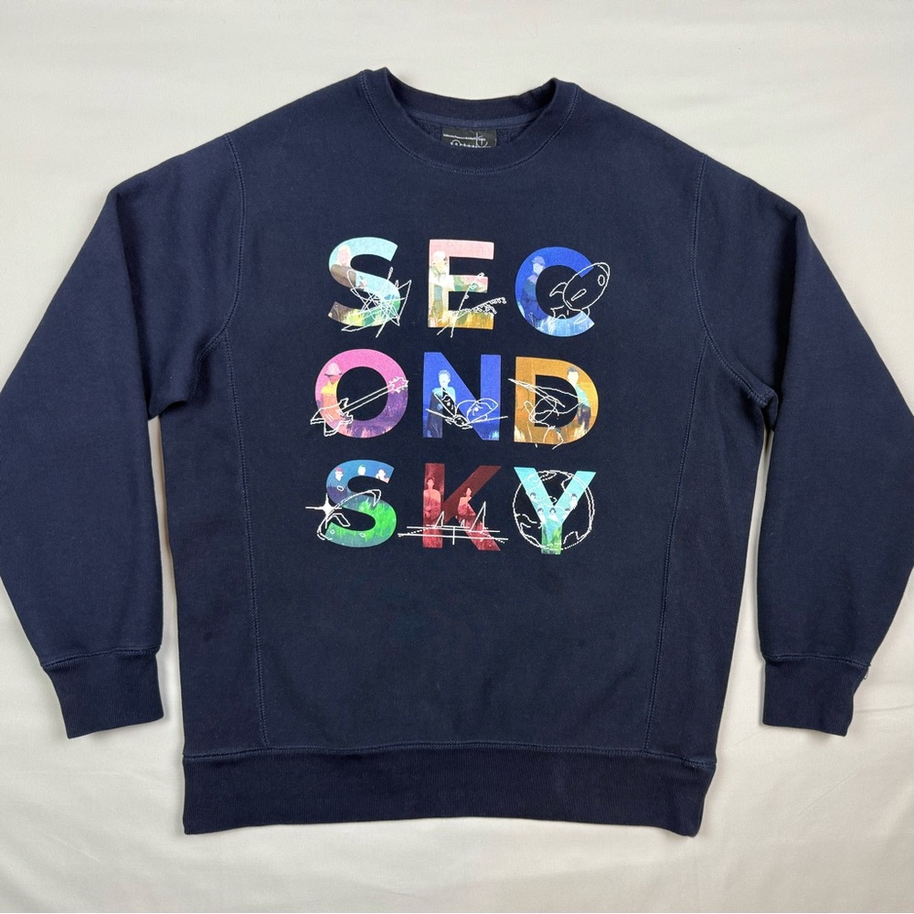 Porter Robinson Second Sky Mens Crewneck Sweatshirt Medium EDM Music Festival C5